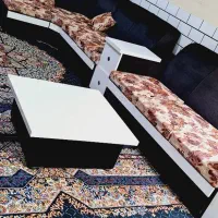مبلمان ال هفت نفره با میز و باکس|مبلمان خانگی و میز عسلی|دزفول, |دیوار