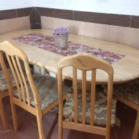 میز ۶نفره خارجی|میز و صندلی غذاخوری|بندر گناوه, |دیوار