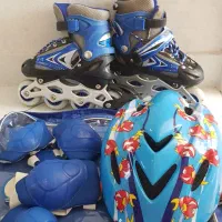 کفش اسکیت ژله ای و کلاه برند rudyproject