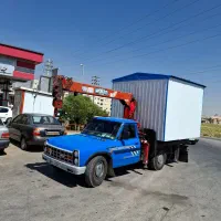 خدمات جرثقیل خاور ۳تن نیسان کفی دکل بلند (جهت کار)|خدمات حمل و نقل|شیراز, شهرک مطهری|دیوار