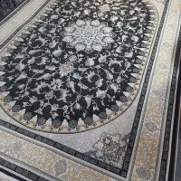 ۲عددفرش ۶متری ۷۰۰شانه طوسی ذغالی ترنج پدیده|فرش|مشکین‌دشت, |دیوار