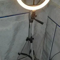 رینگ لایت فروشی کاملا نو و سالم|دوربین عکاسی و فیلم‌برداری|کلاله, |دیوار