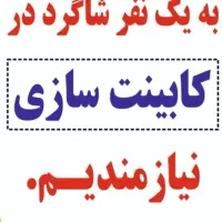 نیازمند شاگرد در کابینت سازی