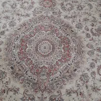 فرش ماشینی ۹متری ۱۲۰۰شانه کرمی رنگ|فرش|تهران, پونک|دیوار
