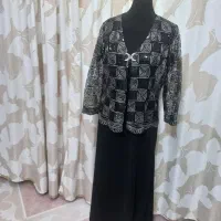 کت وسارافون مشکی مجلسی