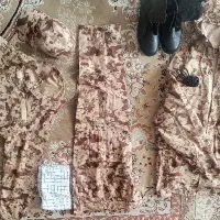 پک لباس سربازی + ۲ دست پوتین|لباس|تهران, شارق|دیوار