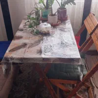 میز ناهارخوری چهارنفره تاشو