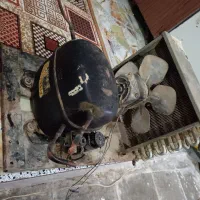 موتور و فن و رادیات کامل یخچال مغازه ای