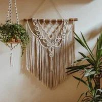 دیوارکوب مکرومه ویژه عید کادوی عیدی بومریس مکزومه|صنایع دستی و سایر لوازم تزئینی|تهران, شادآباد|دیوار