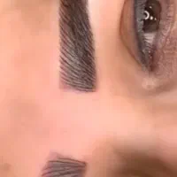 میکرو ابرو خط چشم رژلب رنگ مش رنگ مو شنیون آرایش