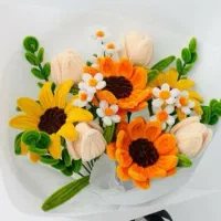 دسته گل|گل مصنوعی|تهران, فلسطین (میدان انقلاب)|دیوار