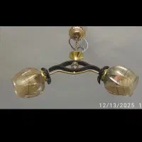 دو عدد لوستر سقفی دوشاخه