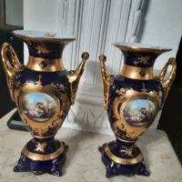 گلدان سفالی و گلدان ناپلئونی طلا کوب|صنایع دستی و سایر لوازم تزئینی|شیراز, شهرک پرواز|دیوار