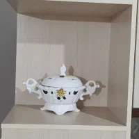 ظروف شکلات خوری سفید 3عدد