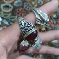 ۴تا انگشتر های نقره دستساز همگی یکجا فقط گرمی ۱۷۰|جواهرات|تهران, آرژانتین|دیوار