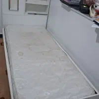 تخت خواب تک نفره کتابخانه ای