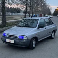 پراید نقره ای دوگانه کارخانه