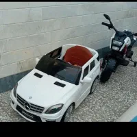 ماشین شارژی بنز ای ام جی و موتور شارژی بنلی|اسباببازی|قم, یزدانشهر|دیوار