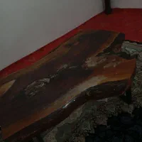 میز عسلی چوب گردو سفارشی درست شده