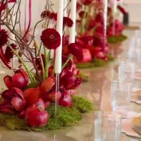 دیزاین شب یلدا وکریسمس وگل آرایی مراسم|خدمات پذیرایی، مراسم|ری, بازار گل خاوران|دیوار