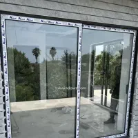 درب و پنجره المینیوم pvc پی وی سی شیشه دو جداره