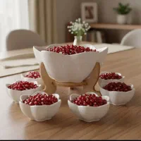 ظروف سرامیکی ماکروفر توستر،بادمای390درجه گارانتی