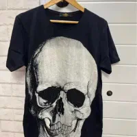 تیشرت تمام نخ طرح دار ۱۰ عدد نو