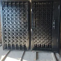 ساخت و نصب حفاظ اکاردئونی درب محافظ نرده ای