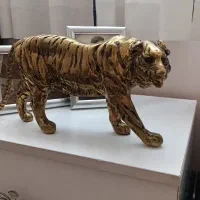 مجسمه برنجی ببر قدیمی|مجسمه، تندیس، ماکت|تهران, خاوران|دیوار
