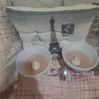 دوعدد لوستر دیواری|لوستر و چراغ آویز|آبادان, |دیوار