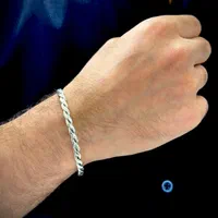دستبندبنگل/مردانه/زنانه/نقره۹۲۵/ارسال سراسر کشور|جواهرات|مشهد, فرهنگ|دیوار