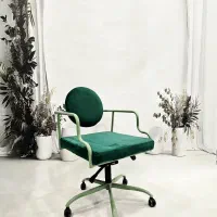 صندلی چرخ دار مدیریتی فلزی مدل کاملین