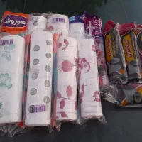 فروش عمده و جزئی سفره یکبار مصرف و نایلون زباله|ظروف نگهدارنده، پلاستیکی، یکبارمصرف|کرمانشاه, |دیوار