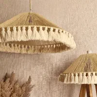 لوستر مکرومه بافی|لوستر و چراغ آویز|تهران, هفت چنار|دیوار