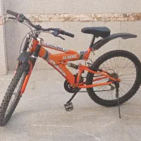 دوچرخه 24 رنگ نارنجی مشابه صفر