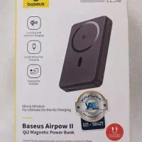 پاوربانک بی‌سیم 22.5 وات بیسوس مدل Magnetic 10000