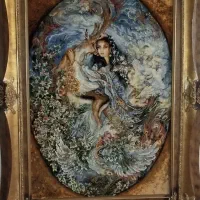 تابلو فرش دستباف نفیس تبریز