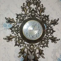 ساعت دیواری تمام برنز