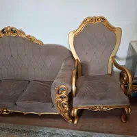 مبل ۷ نفره کارکرده معمولی|مبلمان خانگی و میز عسلی|تهران, دریان‌نو|دیوار