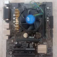 مادربرد Asus- H81M-V3 به همراه رم و CPU