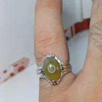 انگشتر نقره بابا قوری طبیعی