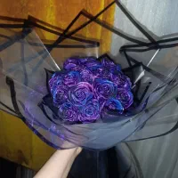 گل روبانی .دسته گل.گل جاودان