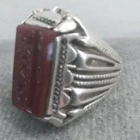 انگشترنقره925دستسازعقیق یمن