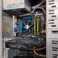 کیس کامپیوتر گیمینگ i7 3770 RAM 16 RX 470 4G