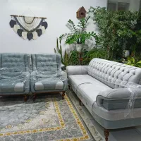 مبل ۸نفره راحتی تختشو چستر مکانیزه آک بند