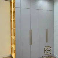 کمد دیواری MDF باکسی نور مخفی