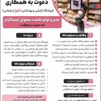 استخدام مدیر و تولیدکننده محتوای اینستاگرام سلماس