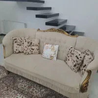 مبل ۷نفره با میز وسط تمیز و شیک|مبلمان خانگی و میز عسلی|قائمشهر, |دیوار