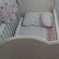 تخت گهواره کاملا سالم و نو|تخت و سرویس خواب|نظرآباد, نظرآباد|دیوار