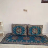 شاه نشین درحدنو ( تشک نشیمن  فوم  و ۲تا متکا)|مبلمان خانگی و میز عسلی|خرم‌آباد, |دیوار